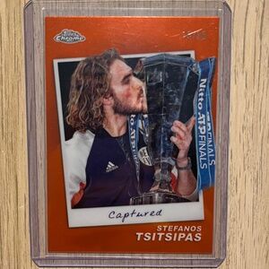 Stefanos Tsitsipas Tennis Topps Chrome 15/25